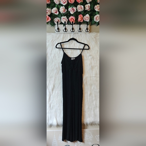 ASOS Chic Black Crepe Summer Jumpsuit - Picture 1 of 9